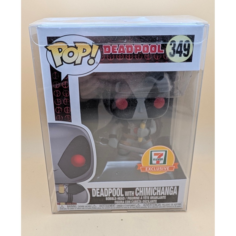 Funko Pop Marvel Deadpool with Chimichanga 349 7-Eleven Exclusive Bobble-Head